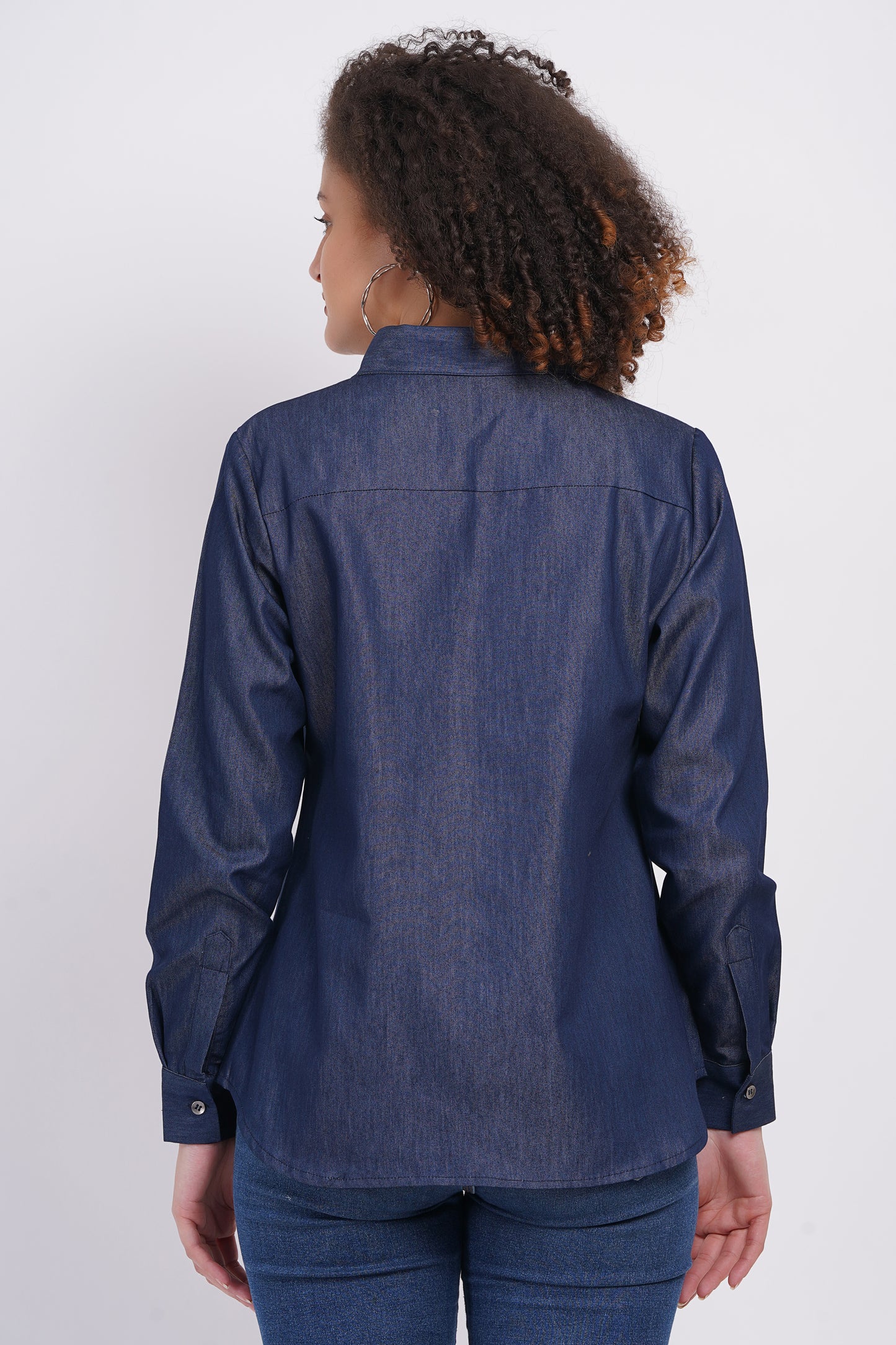 Full sleeve Blue denim shirt